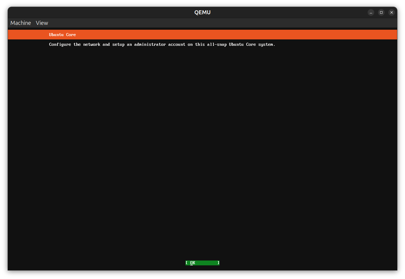 Initial message